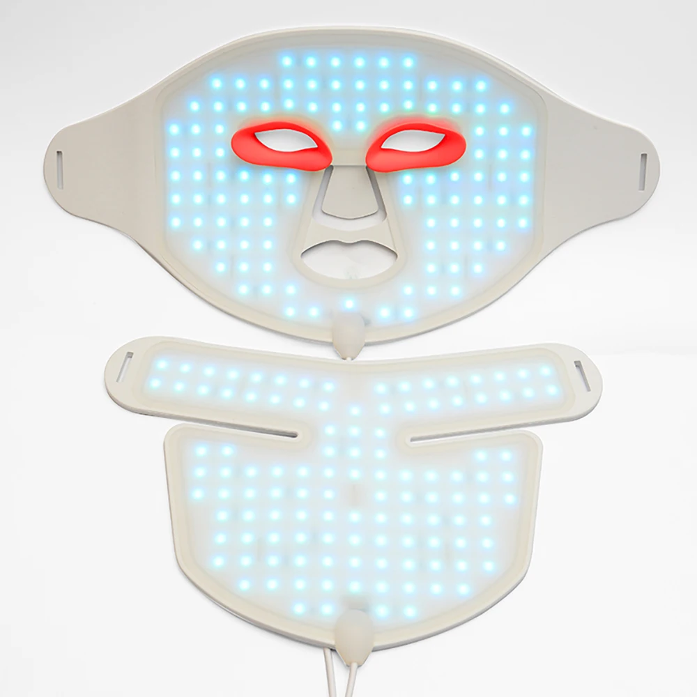 

2022 Newest PDT Light Therapy Treatment Silicone Led Face Mask Medical Grade, White silicone material