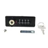 YH1197 zinc alloy 4 digits combination cam lock, metal cabinet lock with master key,auto zero return,auto reset,decode funtion