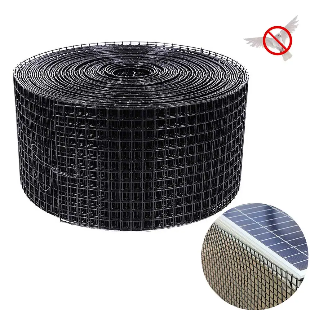 

6'' high 30m Pack Galvanized Bird Deterrent Bird Barrier Guard Protection Solar Panel Mesh