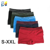 

Wholesale Cheap Multi Colors Plus Size Polyester Elastic Seamless Underwear Man Boxers Briefs