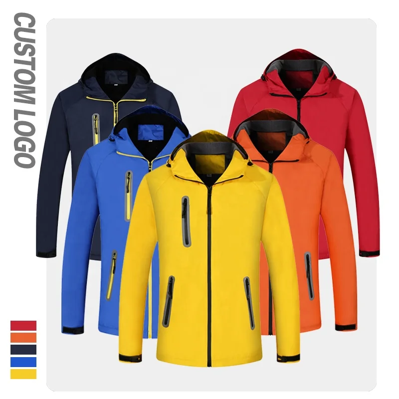 

Custom Unisex Sports Wholesale Stylish Plain Windproof Waterproof Outdoor Softshell Jacket, Picture