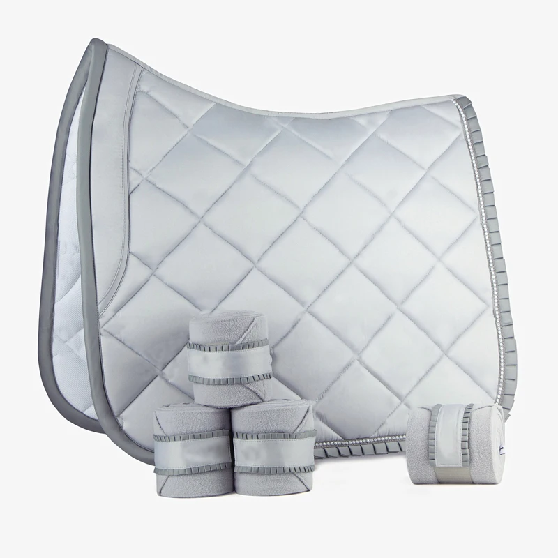 

Stylish Equestrian Fast Sample High Wither Design Dressage Cotton Horse Saddle Pad Competition Hors Saddle pads