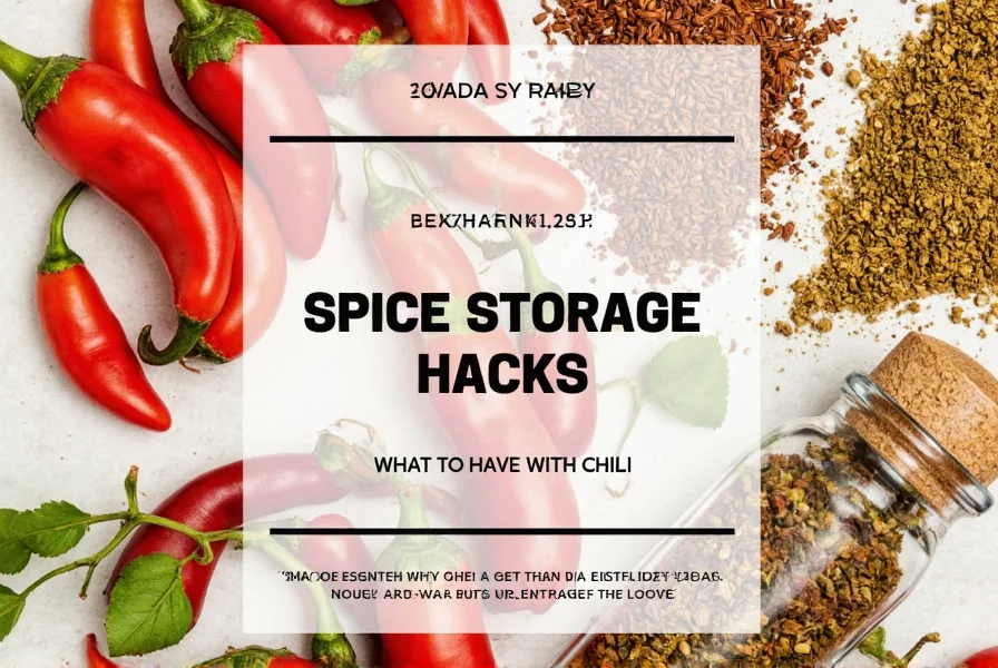 spice storage usage hacks what to have with chili and why it matters