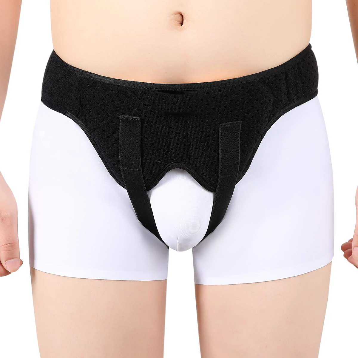 

Customizable Fixed Hernia Belt Adjustable And Detachable Pressure Pad Healthcare Inguinal Hernia Belt With CE ISO13485