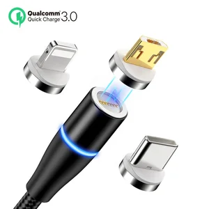 Nylon Braided USB C Magnetic Charging Cable MacBook