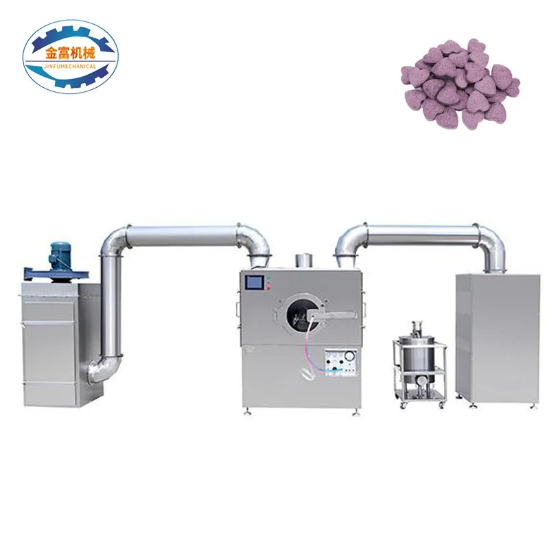 Full Automatic Factory Price Capsule Tablet Chocolate Bean Peanut Sugar Coating Machine