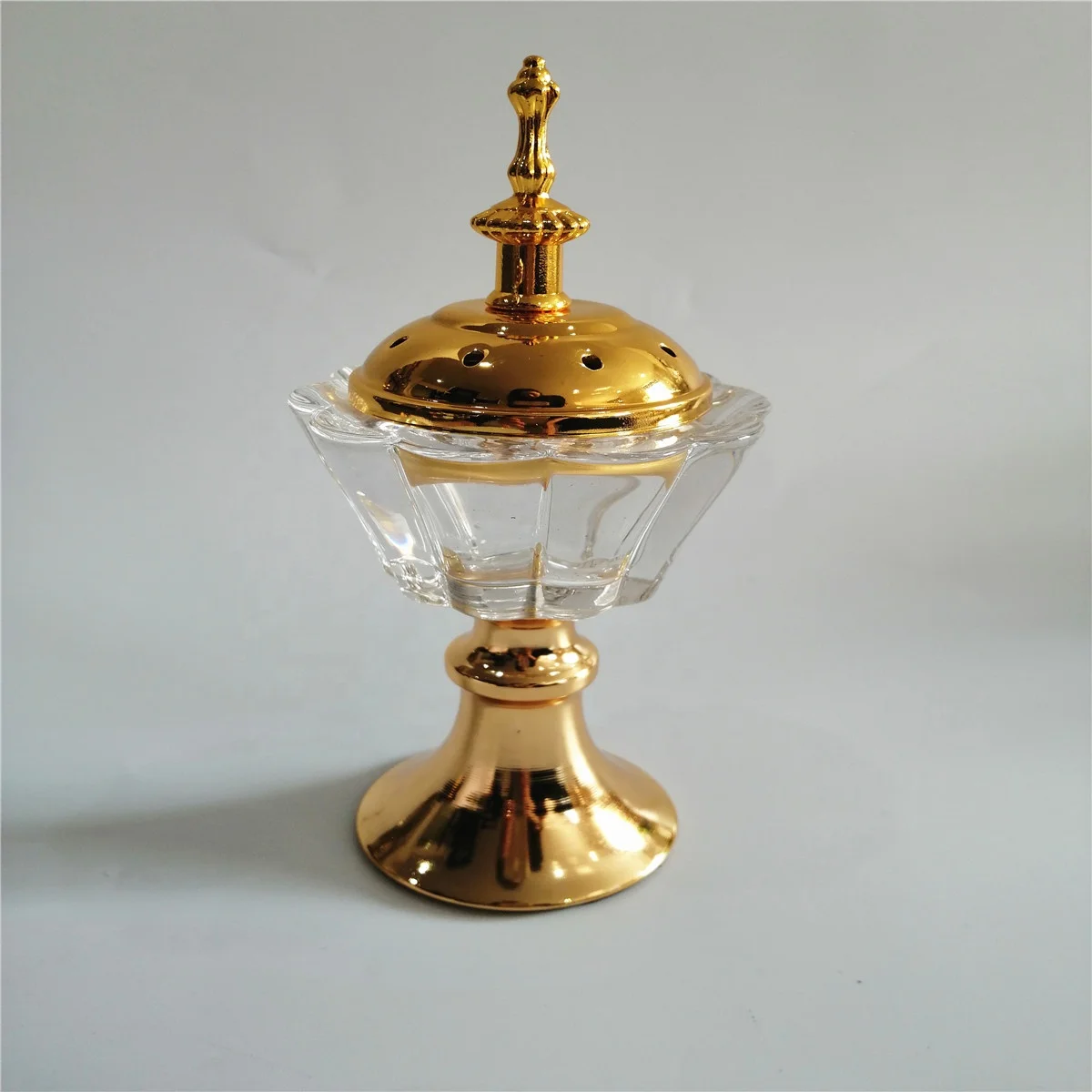 Portable Glass Censer Burner Religious Muslim Bakhoor Mubkhar Oud