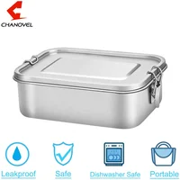 

Chanovel 800ML insulated lunch box 304 stainless steel bento box leak proof