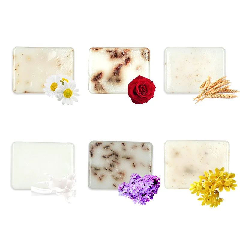 

TOP Wholesale Natural Organic Whitening Goat Milk Soap Bar Deodorant Osmanthus Lavender Chamomile Rose Oat Handmade Bath Soap