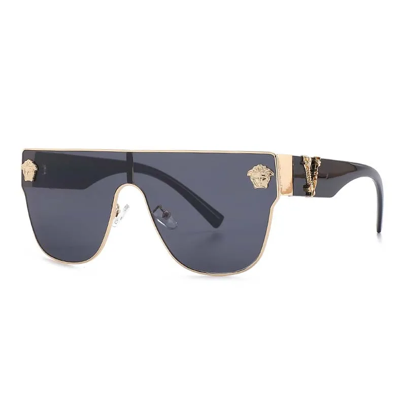 New Fashion unisex big frame personality metal sunglasses sun glasses