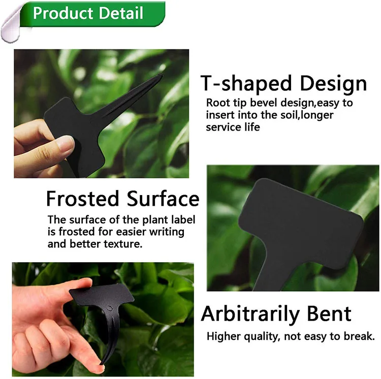 100 Pcs Upgraded Plant Labels & Markers Plastic Thick Waterproof