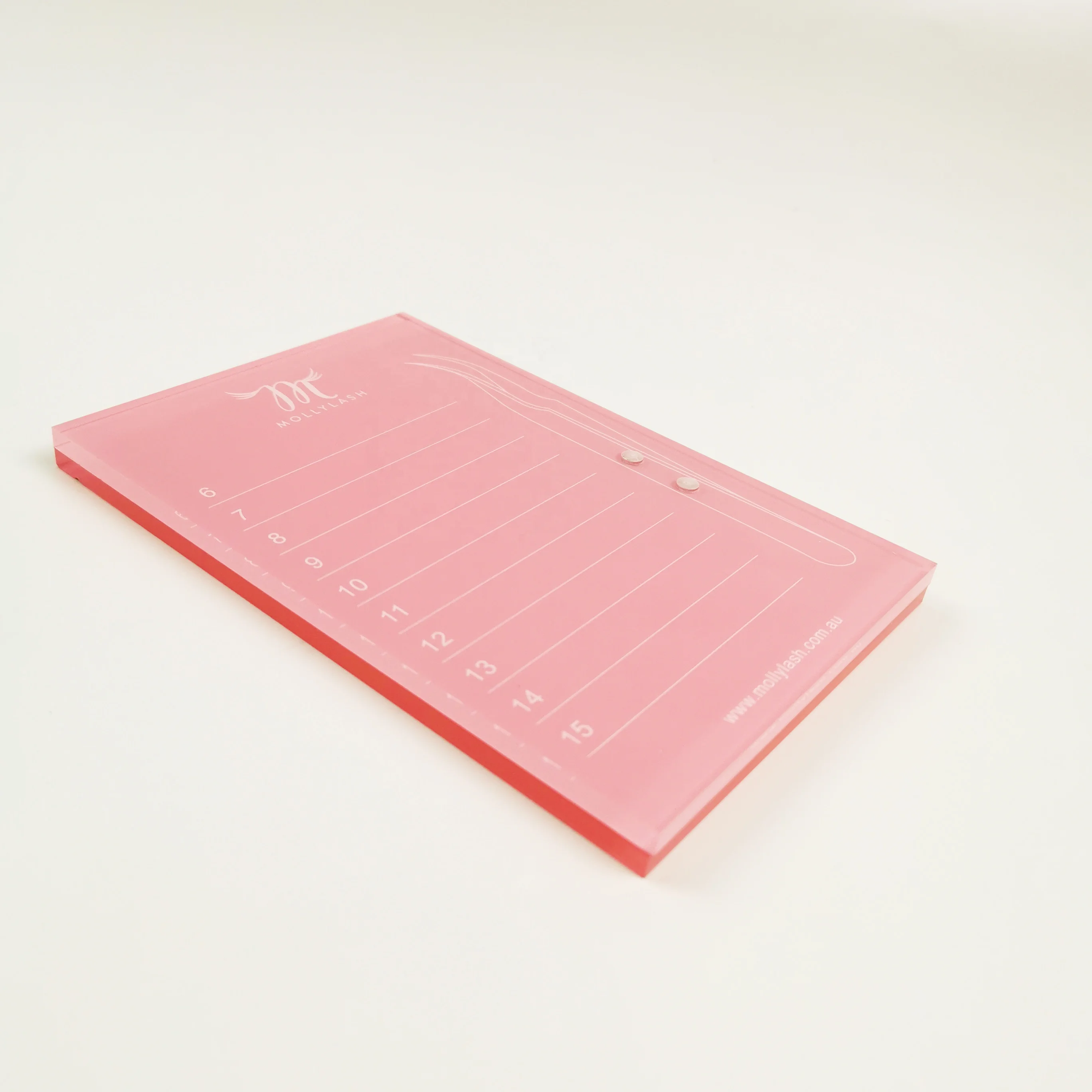 

Acrylic Lash Tile with Magnets, Transparent with color printing