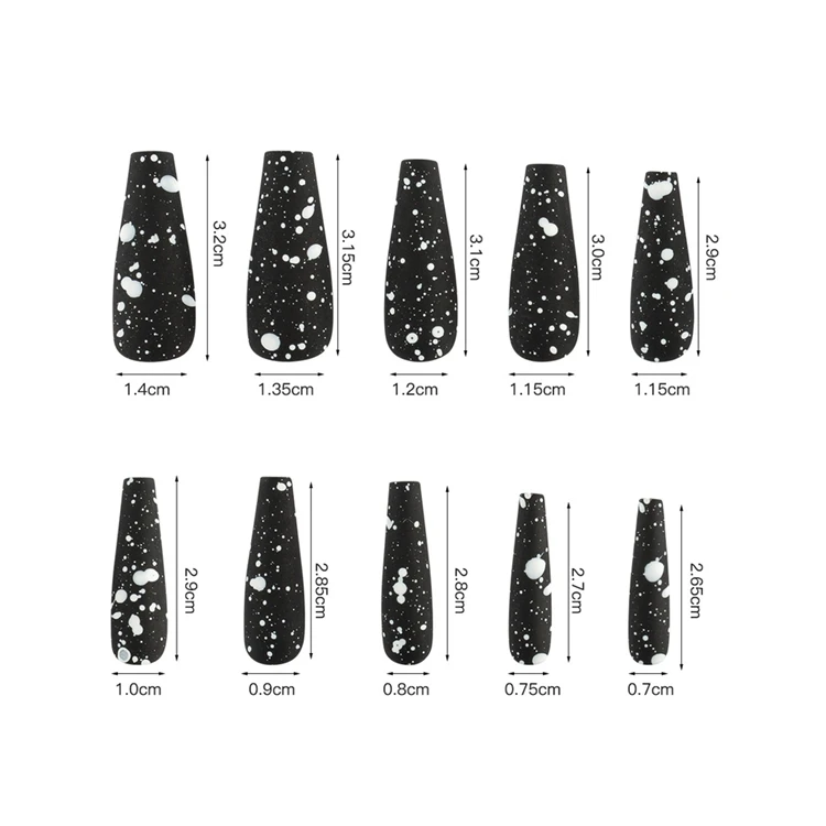 

Good Price DIY Type Nail Art Artificial Multi-color False Nails Fingernail Stickersy