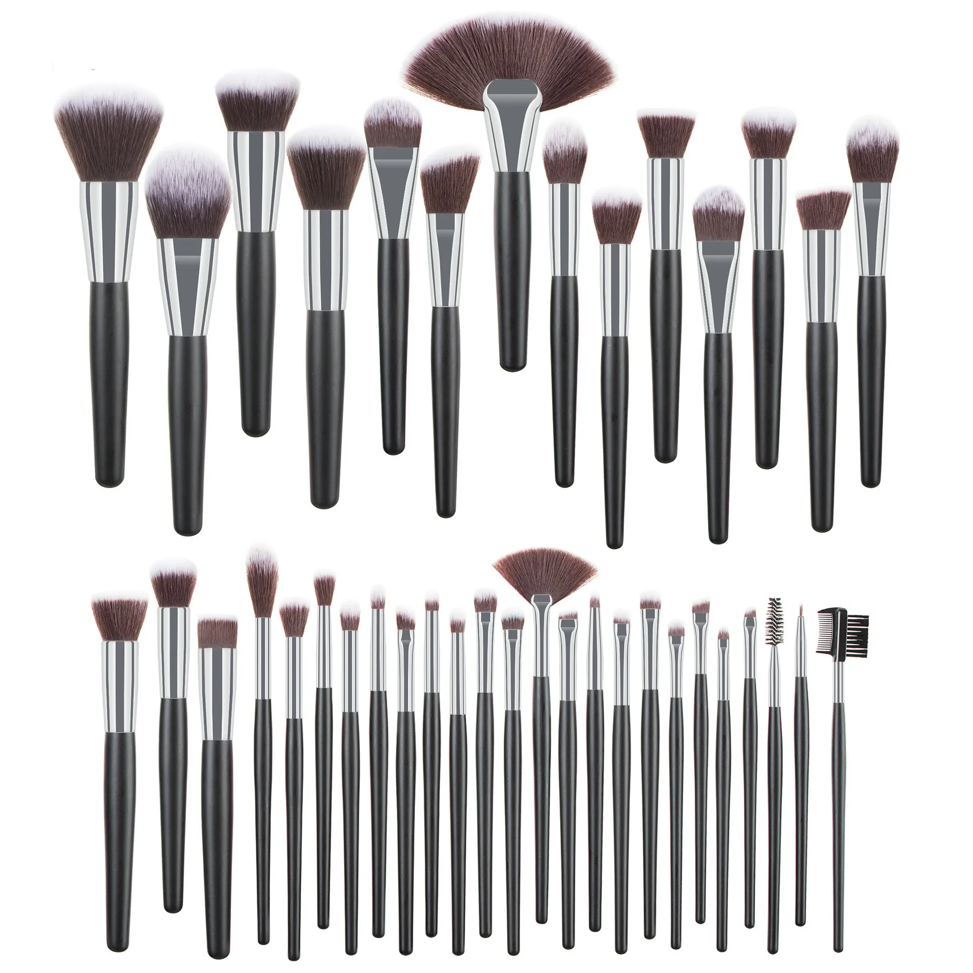 

Factory Price Direct Supply Makeup Set Black Luxury Makeup Brush Set Private Label Eye Makeup Brushes Set