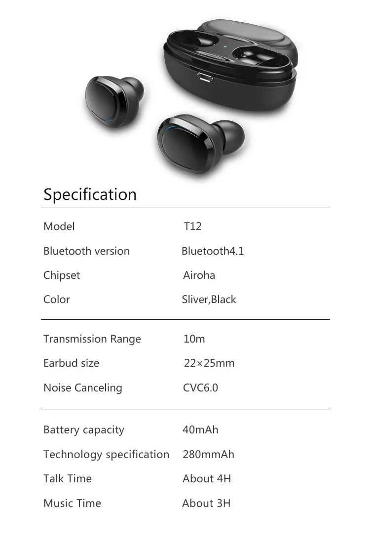 2020 New Wireless Earbuds 10 Years ODM & OEM Manufactory 3C Mobile Phone Accessories Wireless Headphone Sport Bluetooth Earphone