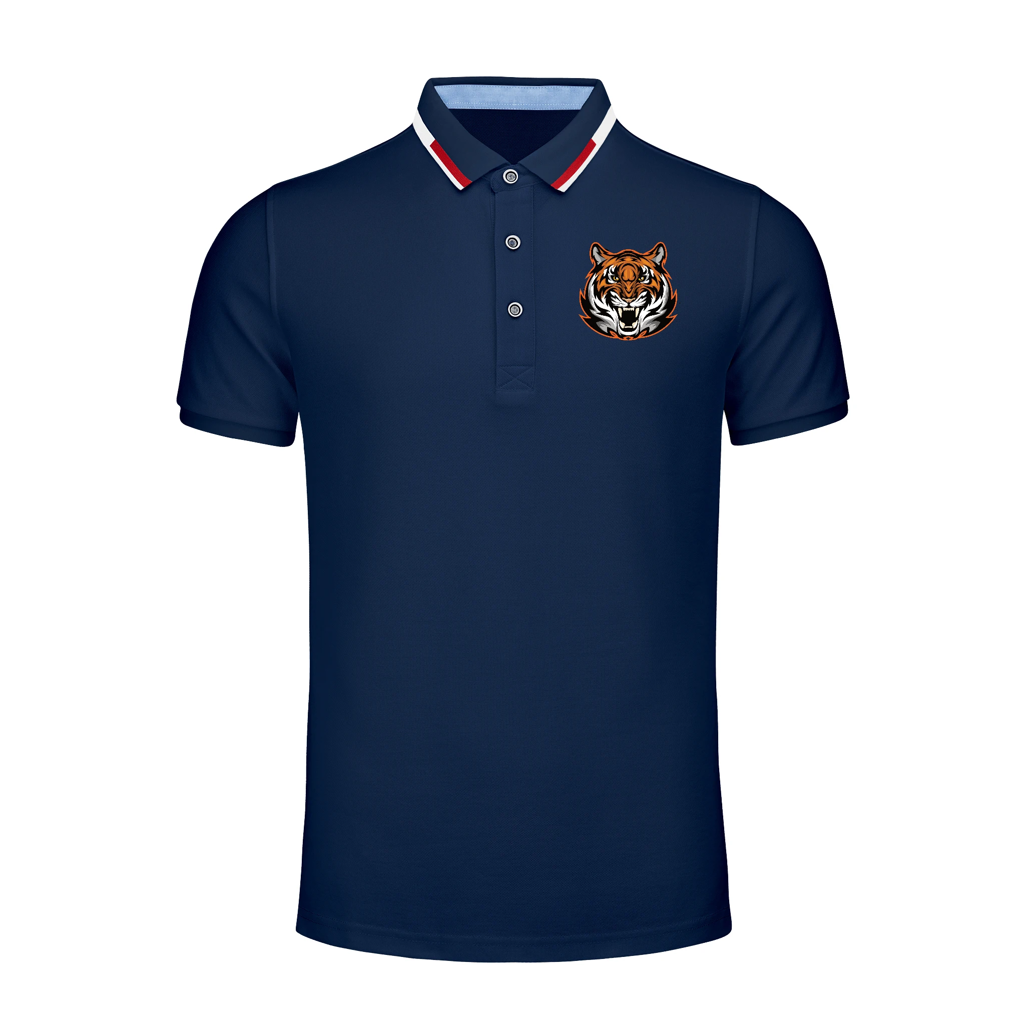 

High Quality polo t shirt 80% Cotton Custom Logo branded Mens Polo Shirt digital Printing Short T shirt, Customized color