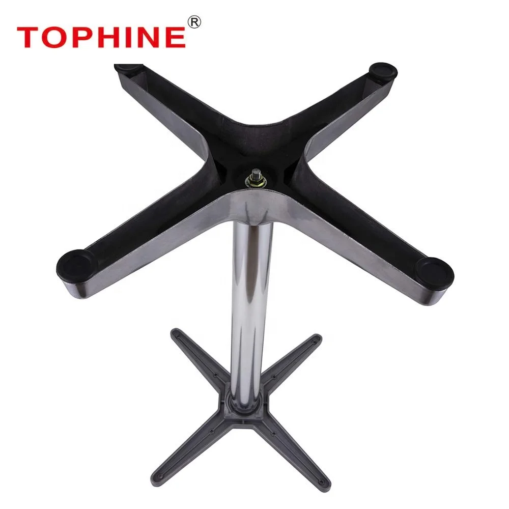 
TOPHINE Furniture partsAluminum Powder coating bar bistro metal table legs table bases 