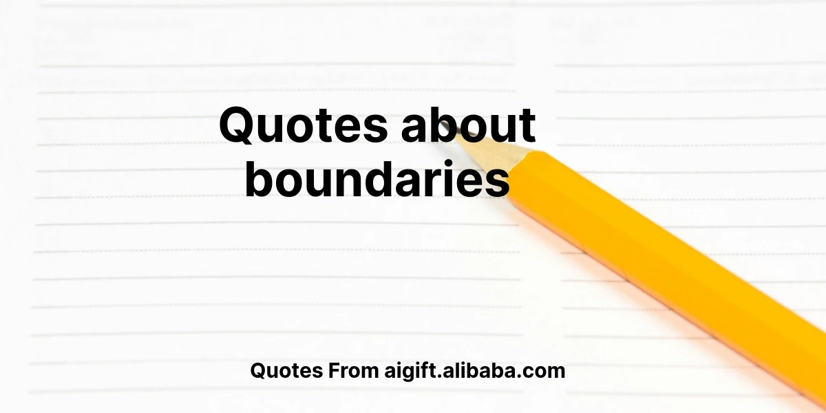 quotes about boundaries