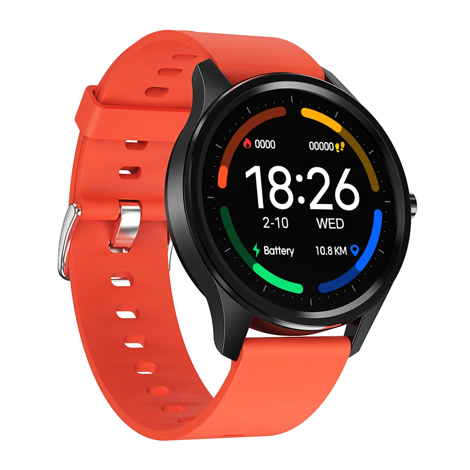 

DT55 Smartwatch IP68 Waterproof music ECG heart rate round full touch fitness tracker for men sports dt55 smart watch