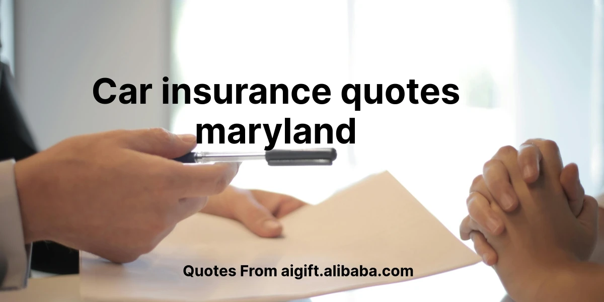 car insurance quotes maryland