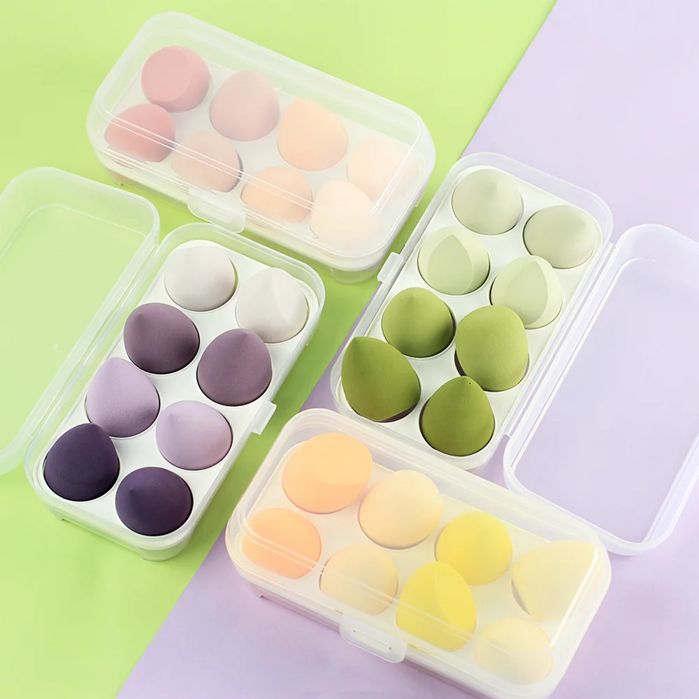 

New Promotional Cleaning Puff Water Drop Facial Makeup Blender Sponge Cosmetic Puff