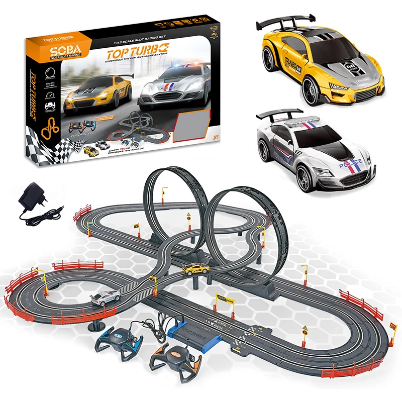 

New Arrival A49-10A Electric Slot Car Racing Slot Car Toys With Hand Control Track Toy