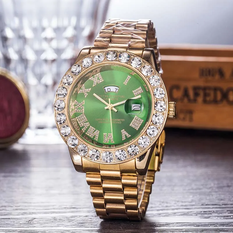

Best price high quality Watch Men Roles Watches Men Gold Luxury Mens Watches, 14 colors