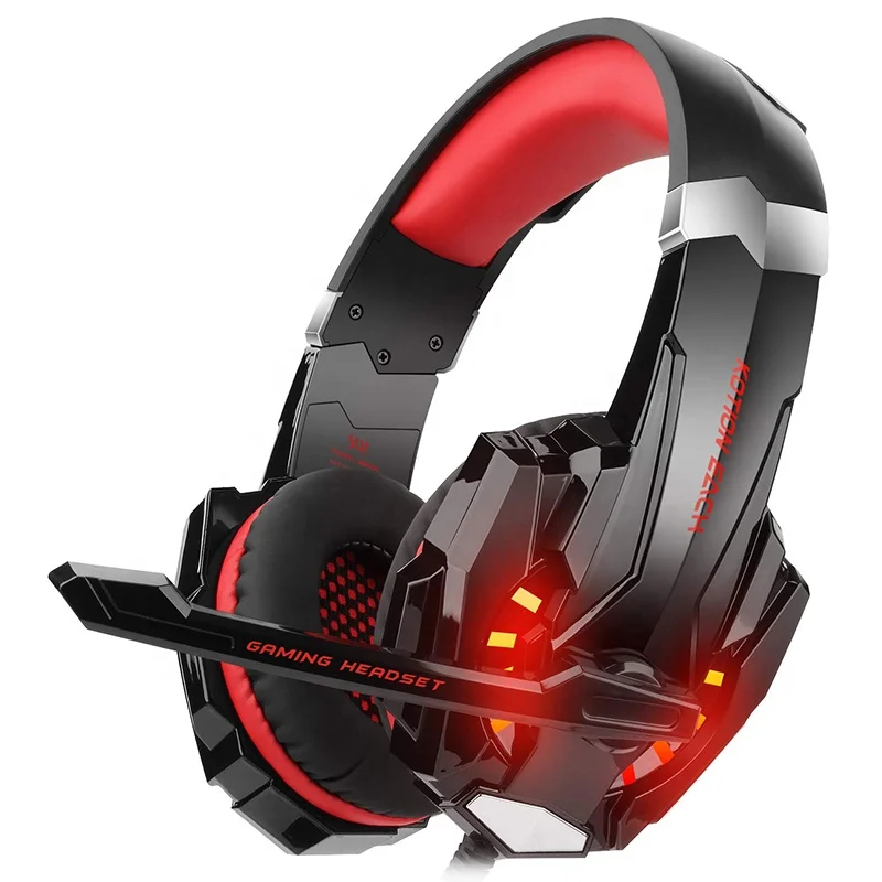 

KOTION G9000 Auriculares Casque Gamer Headset Fone De Ouvido LED Red Gaming Headphone With Mic