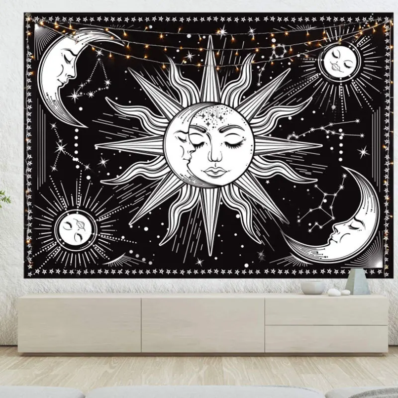 

Artilady Wall Tapestry - Black Tapestry Wall Hanging as Wall Art and Home Decor for Bedroom, Living Room, Dorm Decor