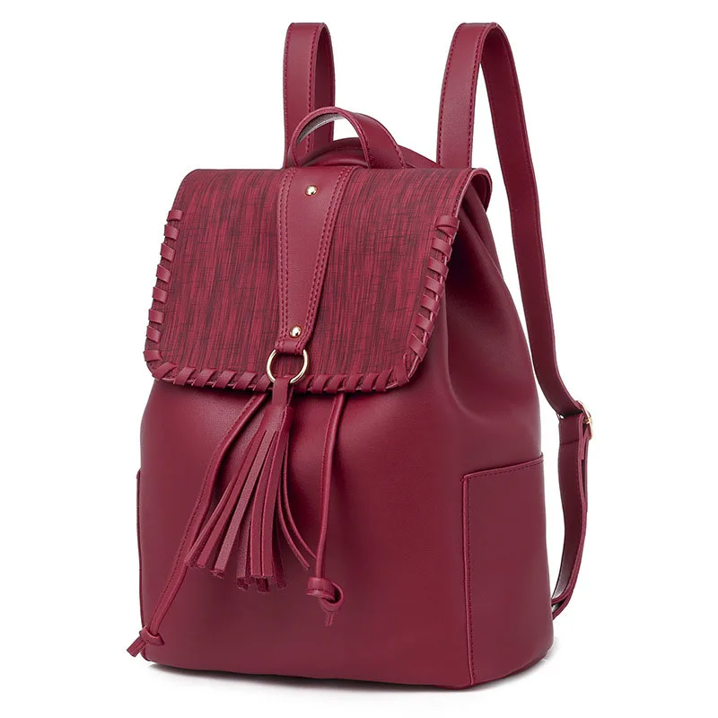 

Fashion PU Leather Women Ladies Backpack, 5colors