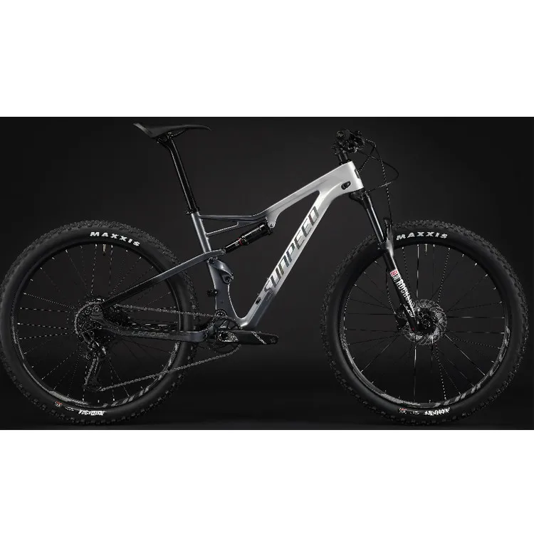 

29 inch 12 Speed bicycle SUNPEED high-quality Carbon Mountain Bike, Red /white