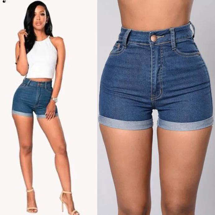 

Wholesale Plus Size New Arrival Sexy Women Denim Shorts Jean Shorts For Women, Blue