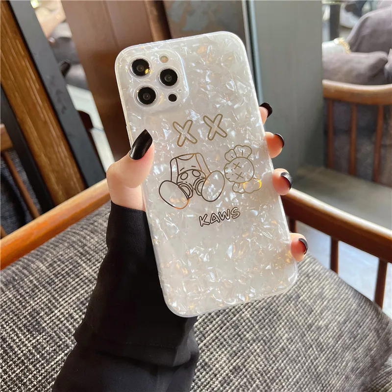 

Drop shipping Soft silicone Shell pattern 20+ styles For iphone 13 12 11 pro max Trendy brand mobile phone case