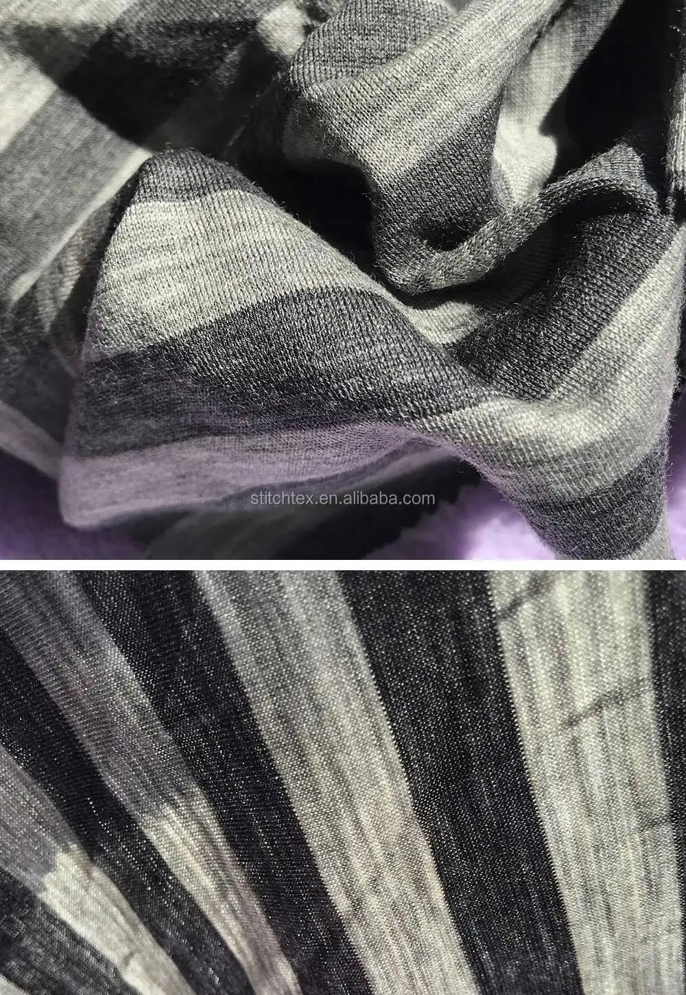 ready to shipping 100% merino wool jersey fabric 180g knitted