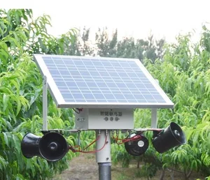 Image of Large area coverage solar bird repeller for farm garden protection repelling monkeys