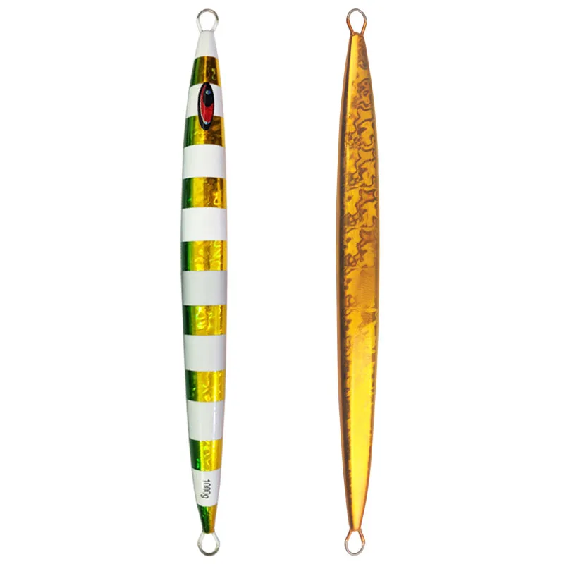 

luminous vertical jigging lures sinking lead metal flat jigs baits for saltwater fishing, 3colors