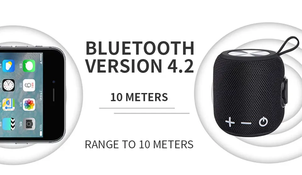 Waterproof portable bluetooth speakers 5W hd sound stereo - ANKUX.COM