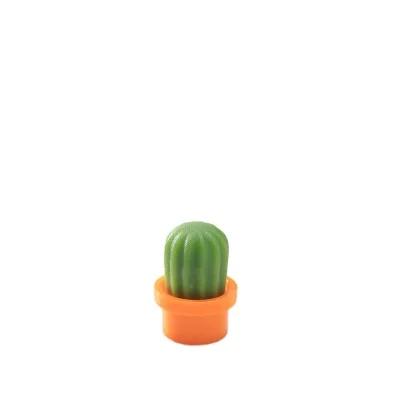 

Cute Green Plant Cactus Refrigerator Magnet Magnetic Fixed Magnet Accessories 6 Decorative Message Stickers