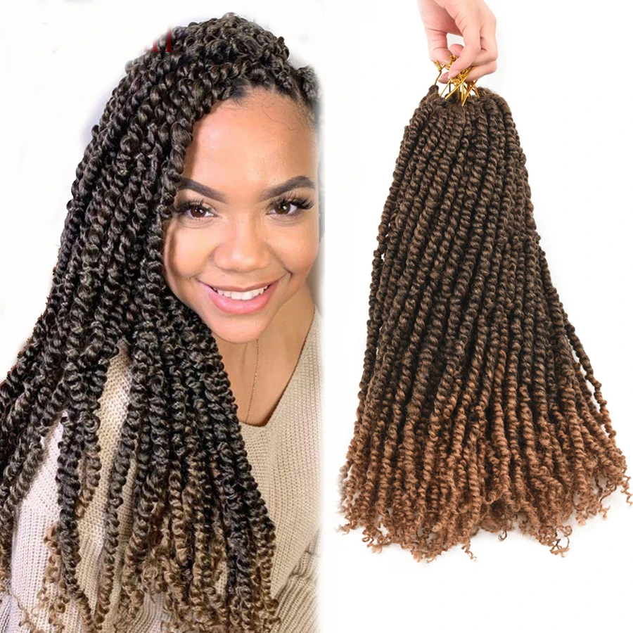 

Belleshow 18inch 22 strands new fashion freetress Hair Crochet Braid Braids for afro women Pre Twisted Passion Twist Hair