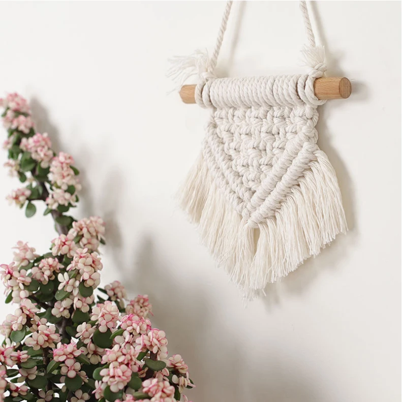 

macrame wall hanging macrame wall hanging boho decor wall hanging tapestry Children's room decoration, White yellow brown blue or customized color