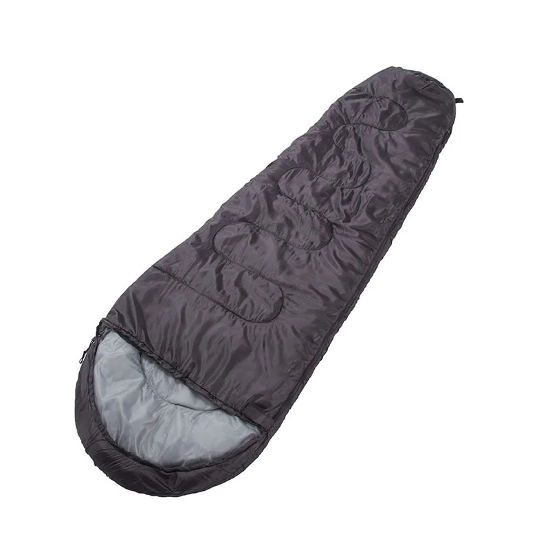 

High quality mummy sleeping bag ultra-light down sleeping bag travel single sleeping bags mat, Black