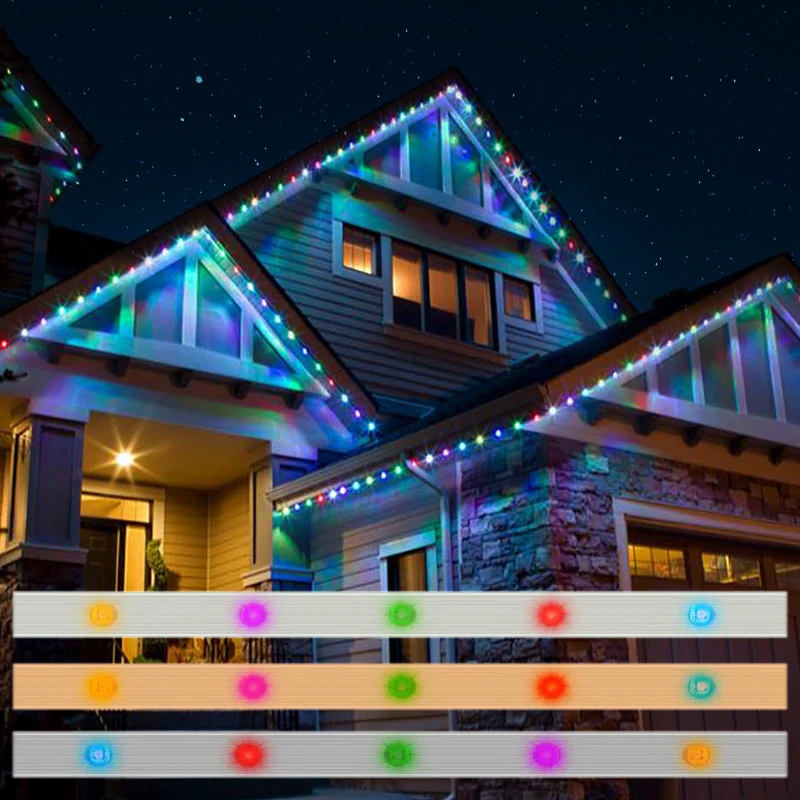 Smart Waterproof 48v Switches And Power Christmas Point Lex Pixel Light Controller Led Permanent Outdoor Light