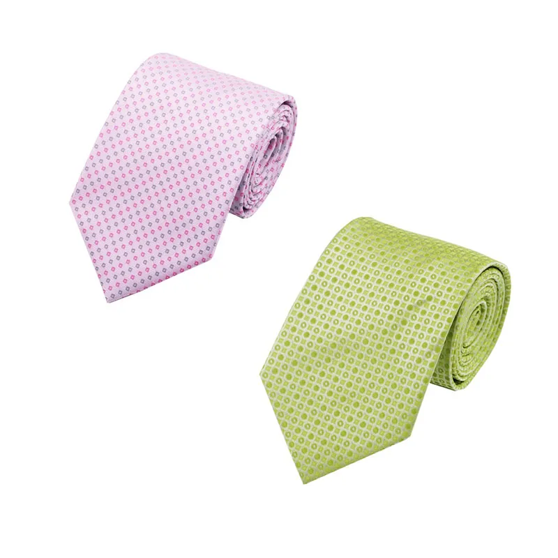 

High-end wedding black suit profession ties men necktie polka dot green tie set, Picture shows