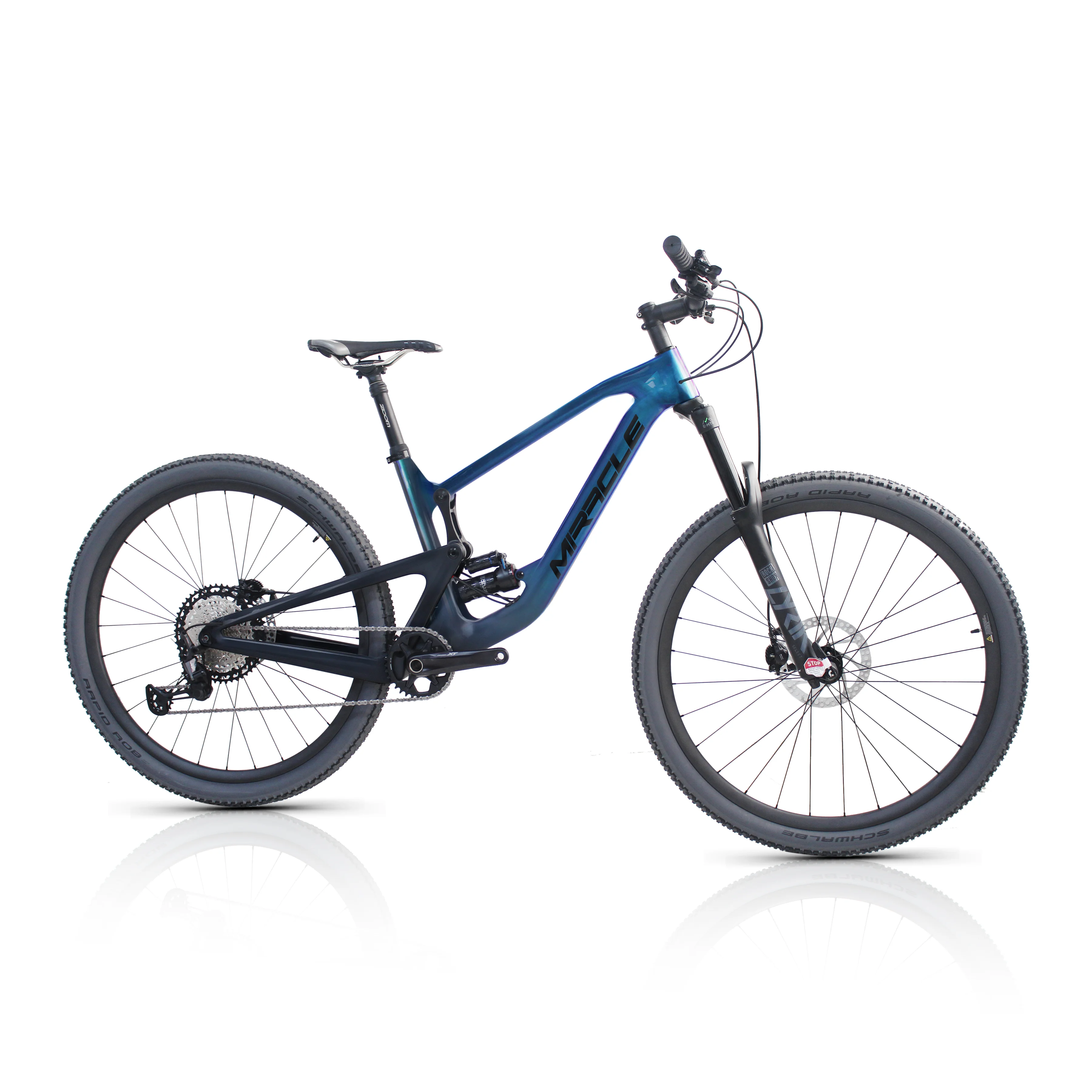 

2021 popular AM mountain bicycle suspension frame,T700 Full carbon fiber MTB Bike 29er, Black
