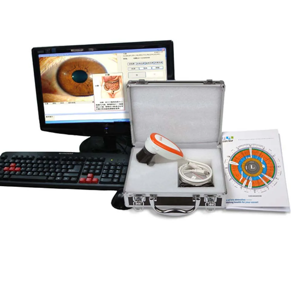 

AYJ-J013(CE) digital iriscope 12mp iridology camera iriscope skin scop analysis device, White