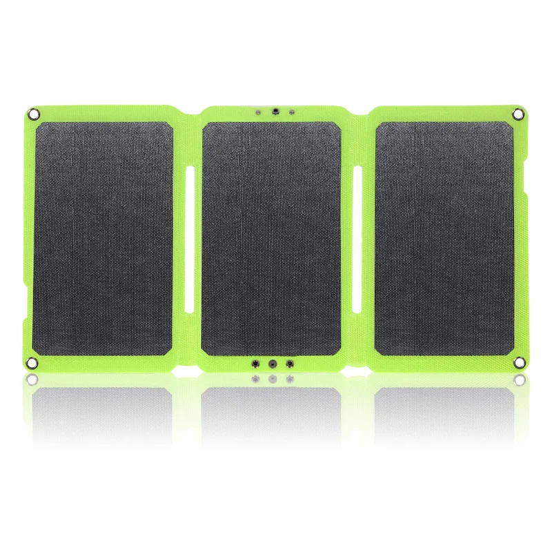 
Solar Charger 24W Solar Panel with 3 USB Ports Waterproof Foldable Camping Travel Charger 