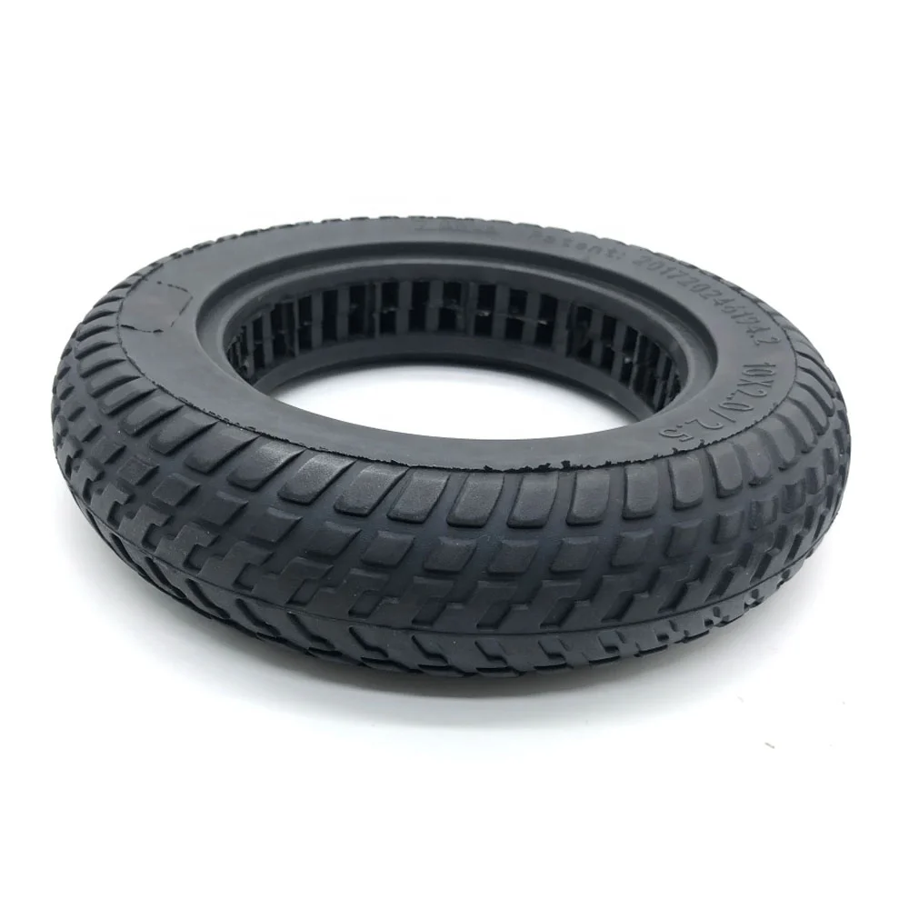 

10 inch Rubber Wheel tyres solid Tires for Xiaomi M365 PRO2 1S Essential electric scooter spare parts, Black