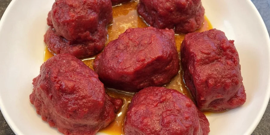 Side-by-side comparison of home-made and restaurant kofte