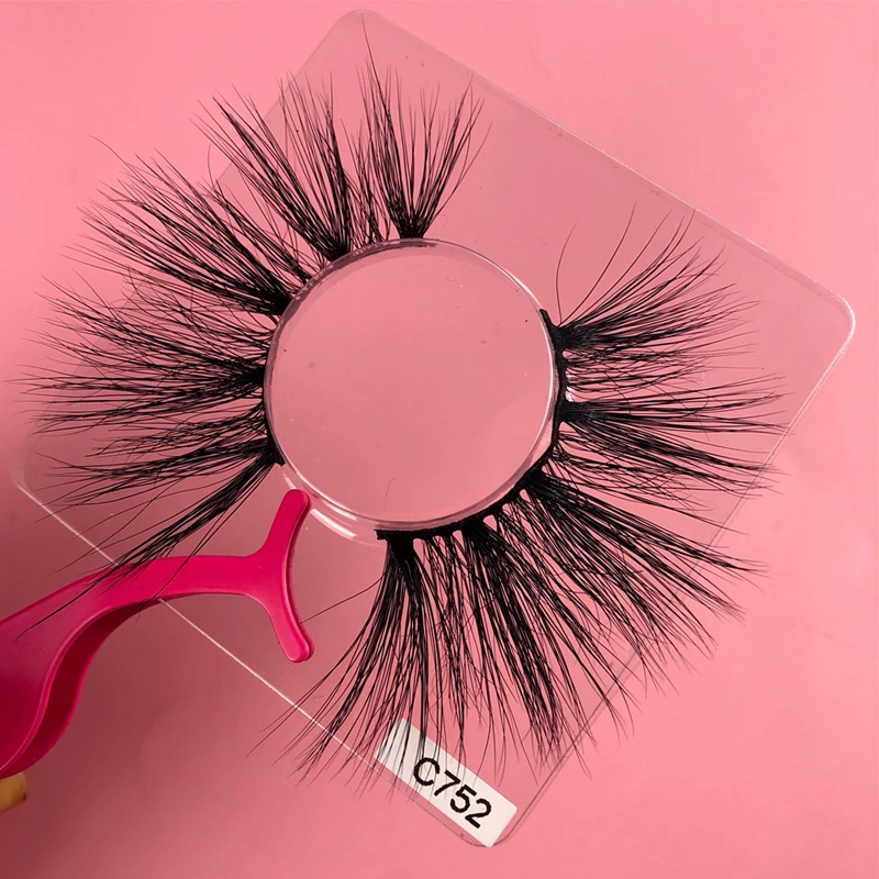 

acrylic lashbox packaging individual lasheswholesale vendor mink private label 25mm 30mm 3d fluffy 100% mink eyelash