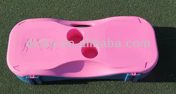 
DKS- Plastic foldable portable badminton net set for practice 